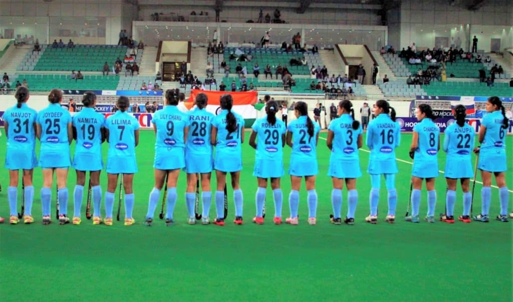 The Indian women's hockey team