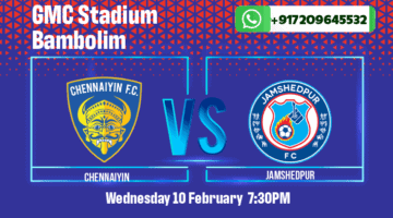 Chennaiyin FC vs Jamshedpur FC Betting Tips & Predictions