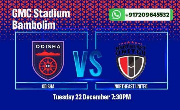 Odisha vs NorthEast United ISL Betting Predictions and Tips