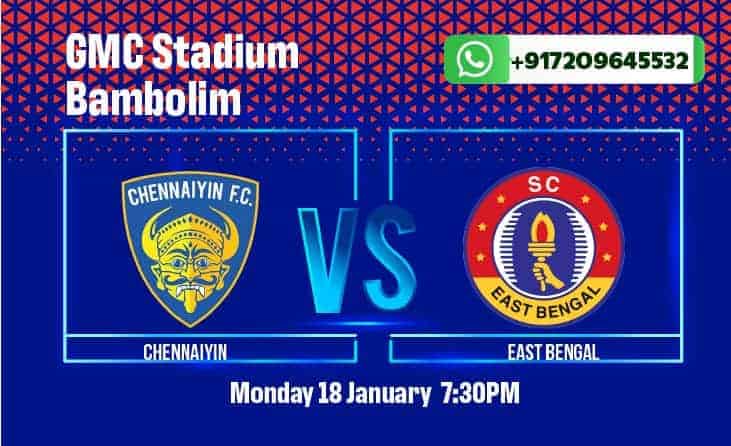 Chennaiyin FC vs SC East Bengal Betting Tips & Predictions