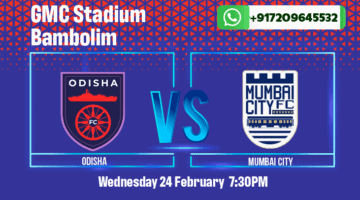 Odisha FC vs Mumbai City FC Betting Tips & Predictions