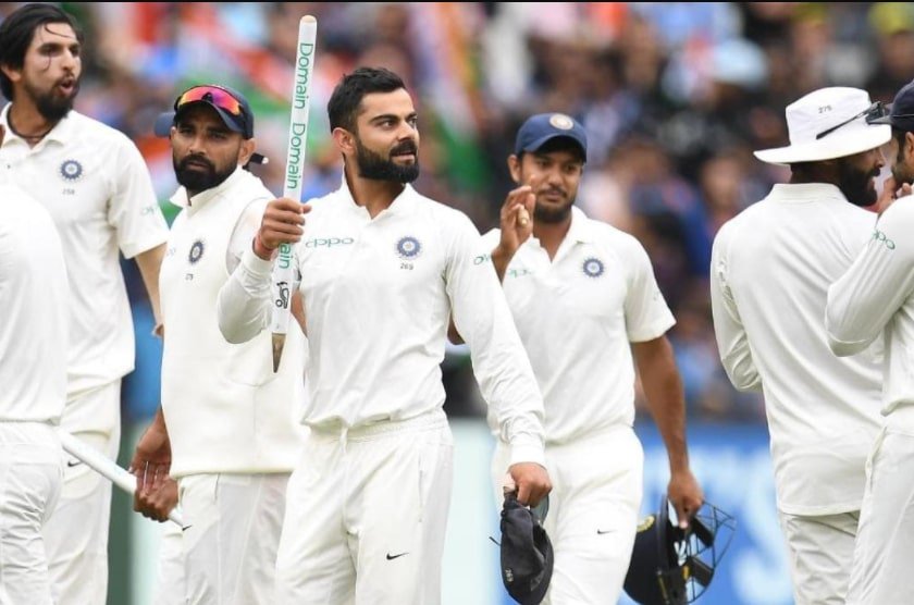 The Indian Test team lead by Kohli. They are likely to win the First Test according to our India Tour of Australia First Test Betting Tips & Predictions