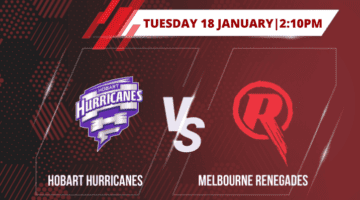 Hobart Hurricanes vs Melbourne Renegades Betting Tips & Predictions BBL 2021-22