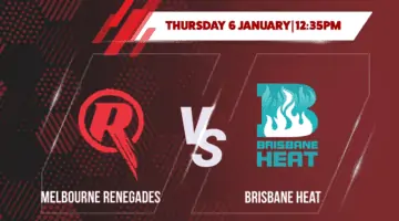 Melbourne Renegades vs Brisbane Heat Betting Tips & Predictions BBL 2021-22