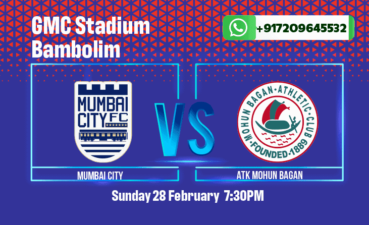 Mumbai City vs ATK Mohun Bagan Betting Tips & Predictions