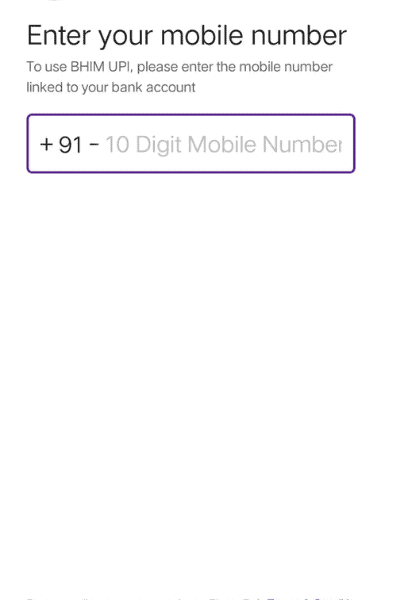 Download the PhonePe App and enter the mobile number.