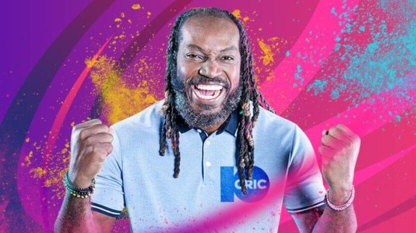 IPL Legend and Universe Boss Chris Gayle teams up with 10CRIC