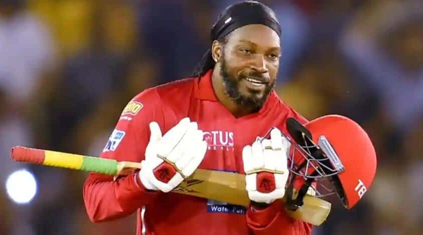Chris Gayle playing in the IPL