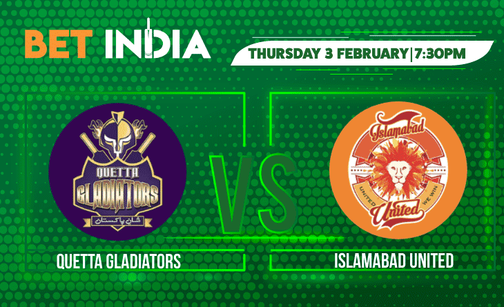 Quetta Gladiators vs Islamabad United Betting Tips & Predictions PSL 2022