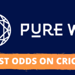 Pure Win logo describing how they have the best odds on cricket winner markets in India