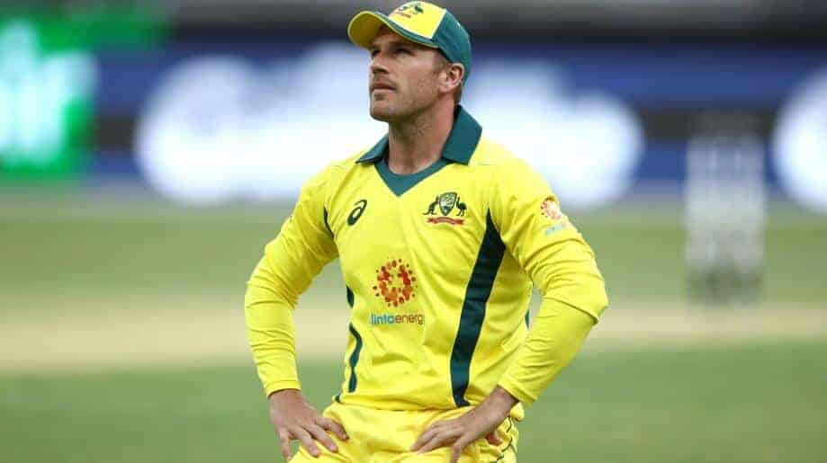 Finch Looks sad as he knows he's Against the Clock for Opening Match of the World Cup