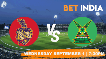 Trinbago Knight Riders v Guyana Amazon Warriors Betting Tips & Predictions CPL 2021