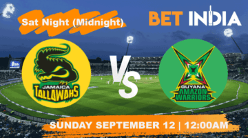 Jamaica Tallawahs v Guyana Amazon Warriors Betting Tips & Predictions