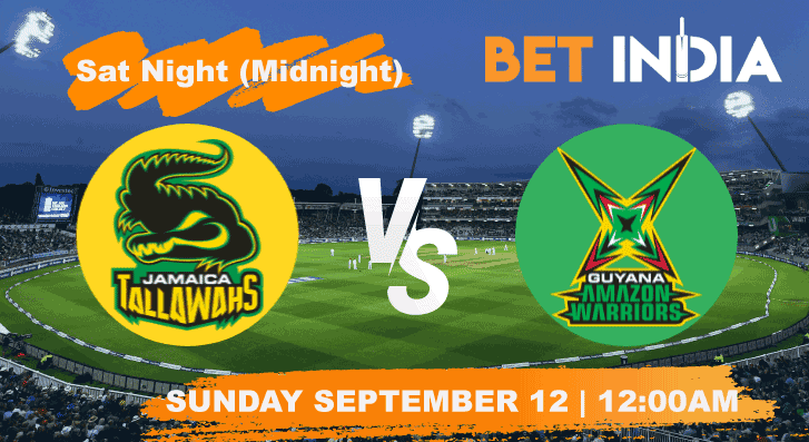 Jamaica Tallawahs v Guyana Amazon Warriors Betting Tips & Predictions