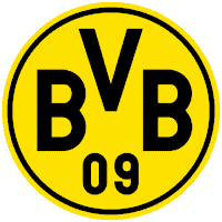 Logo Borussia Dortmund untuk mewakili Erling Haaland sebagai pencetak gol terbanyak Liga Champions