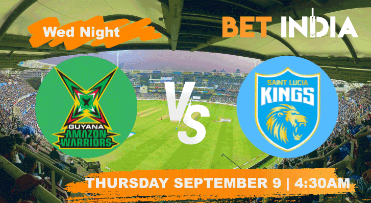 Guyana Amazon Warriors vs Saint Lucia Kings Betting Tips & Predictions