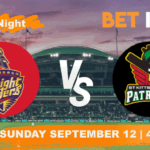 Trinbago Knight Riders vs St Kitts & Nevis Patriots Betting Tips & Predictions CPL 2021