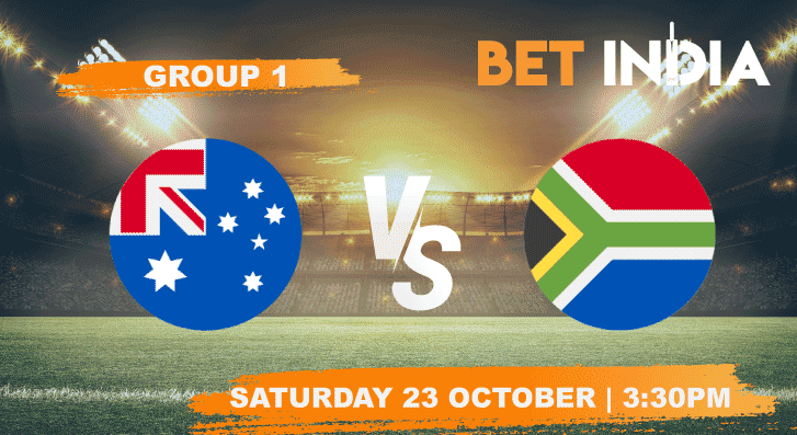 Australia vs South Africa Betting Tips & Predictions T20 World Cup 2021