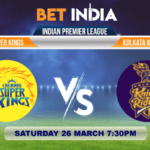 Chennai Super Kings vs Kolkata Knight Riders Betting Tips & Predictions IPL 2022