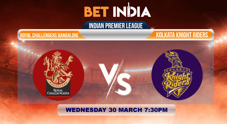 Royal Challengers Bangalore vs Kolkata Knight Riders Betting Tips & Predictions