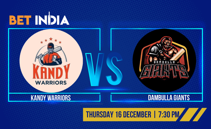 Kandy Warriors vs Dambulla Giants Betting Tips & Predictions LPL 2021