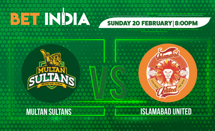 Multan Sultans vs Islamabad United betting tips and predictions PSL 2022