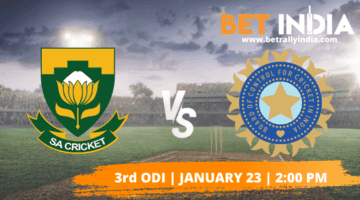 South Africa vs India Betting Tips & Predictions 3rd ODI 2022
