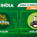 FINAL: Multan Sultans vs Lahore Qalandars Betting Tips & Predictions