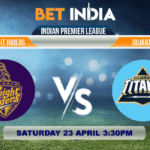 KKR vs GT Betting Tips & Predictions