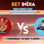 RCB vs GT betting tips for IPL 2022