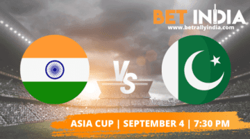 India vs Pakistan Betting Tips Asia Cup 2022