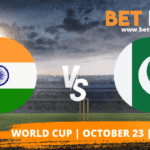 India vs Pakistan Betting Tips T20 World Cup 2022